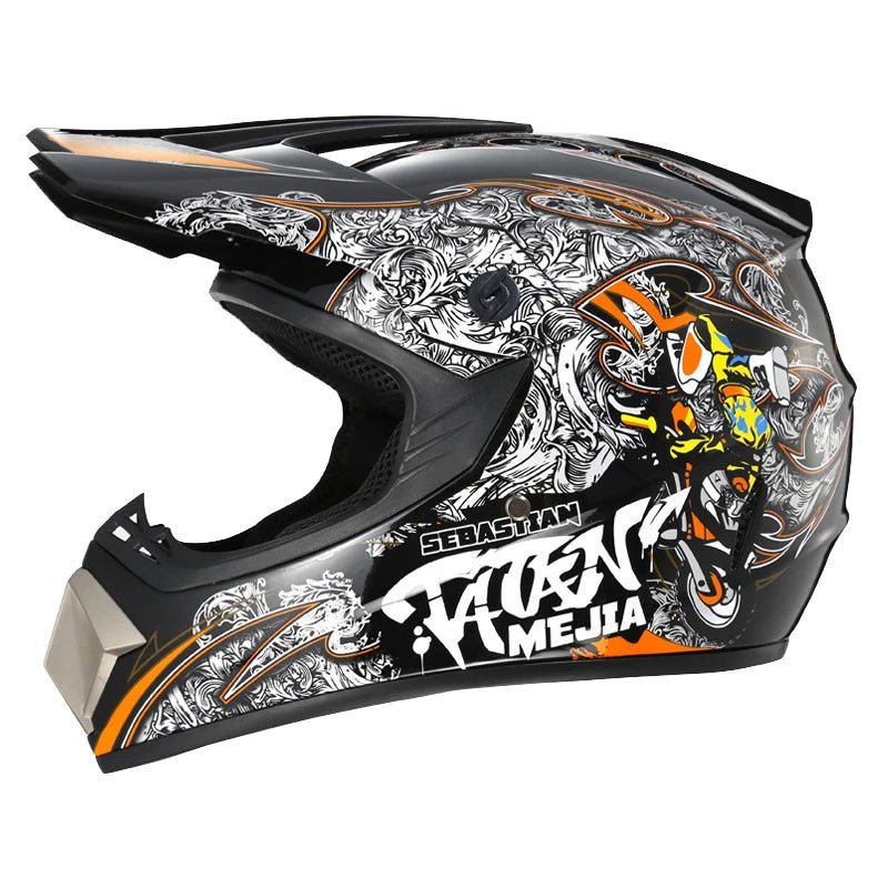 Casque de sécurité de Motocross unisexe certifié DOT ABS pour hommes femmes vélo descente ATV Protection de tête de moto - FATAONCasque de sécurité de Motocross unisexe certifié DOT ABS pour hommes femmes vélo descente ATV Protection de tête de motoAccessoires MotoFATAON