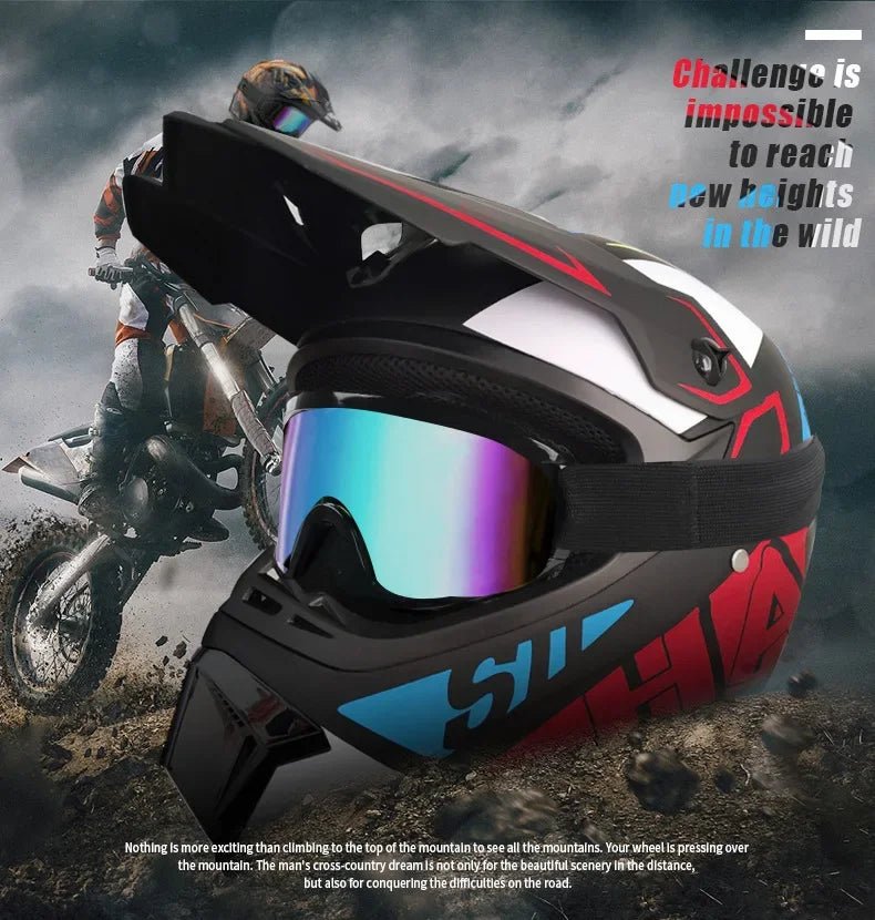 Casque de sécurité de Motocross unisexe certifié DOT ABS pour hommes femmes vélo descente ATV Protection de tête de moto - FATAONCasque de sécurité de Motocross unisexe certifié DOT ABS pour hommes femmes vélo descente ATV Protection de tête de motoAccessoires MotoFATAON