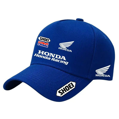 Casquette de baseball de moto Honda, uniforme de course d'équipe personnalisé, casquette pare-soleil en coton pour sports de cyclisme en plein air, casquette en bec de canard - FATAONCasquette de baseball de moto Honda, uniforme de course d'équipe personnalisé, casquette pare-soleil en coton pour sports de cyclisme en plein air, casquette en bec de canardMode HommeFATAON