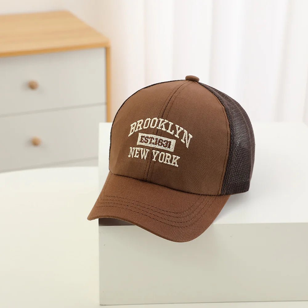 Casquette de Baseball en maille avec lettres brodées pour enfants, chapeau d'été pour bébé, garçon et fille, en coton, à rabat, Hip Hop, chapeau de pêche - FATAONCasquette de Baseball en maille avec lettres brodées pour enfants, chapeau d'été pour bébé, garçon et fille, en coton, à rabat, Hip Hop, chapeau de pêcheMode HommeFATAON