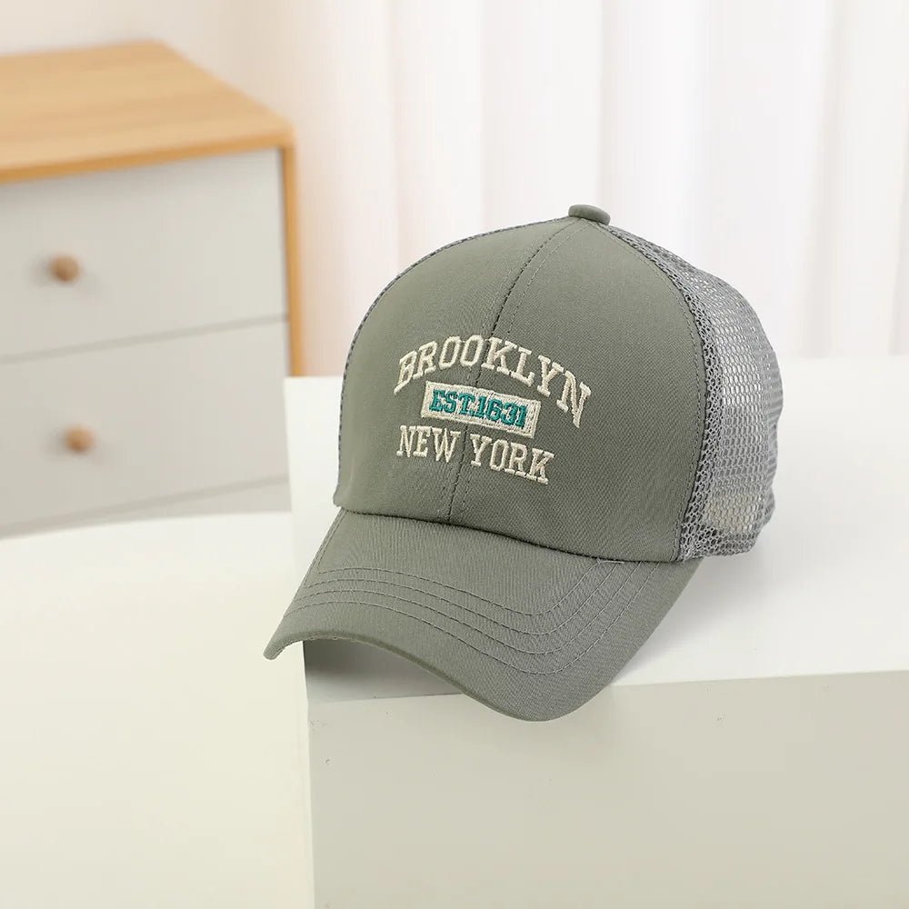 Casquette de Baseball en maille avec lettres brodées pour enfants, chapeau d'été pour bébé, garçon et fille, en coton, à rabat, Hip Hop, chapeau de pêche - FATAONCasquette de Baseball en maille avec lettres brodées pour enfants, chapeau d'été pour bébé, garçon et fille, en coton, à rabat, Hip Hop, chapeau de pêcheMode HommeFATAON