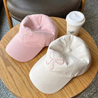Casquette de Baseball Ins coréenne pour femmes, Design avec nœud, doux, romantique, rose, capote, mode réglable, Snapback - FATAONCasquette de Baseball Ins coréenne pour femmes, Design avec nœud, doux, romantique, rose, capote, mode réglable, SnapbackMode FemmeFATAON
