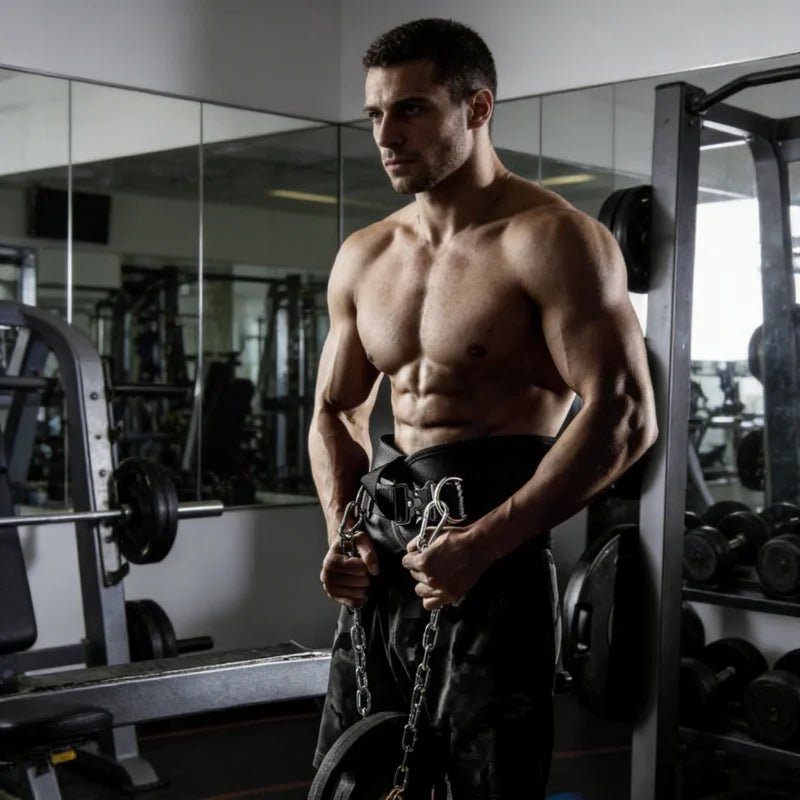 Ceinture de trempage robuste, chaîne en acier réglable pour traction pondérée, entraînement de force, équipement de Fitness à domicile - FATAONCeinture de trempage robuste, chaîne en acier réglable pour traction pondérée, entraînement de force, équipement de Fitness à domicileFitness & SportFATAON