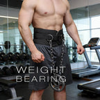 Ceinture de trempage robuste, chaîne en acier réglable pour traction pondérée, entraînement de force, équipement de Fitness à domicile - FATAONCeinture de trempage robuste, chaîne en acier réglable pour traction pondérée, entraînement de force, équipement de Fitness à domicileFitness & SportFATAON