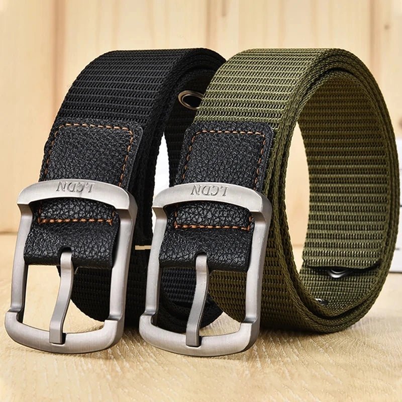 Ceinture en toile à broches pour hommes et femmes, ceinture décontractée, pantalon cargo, jeans, extérieur, escalade, sport, entraînement, environnement, mode - FATAONCeinture en toile à broches pour hommes et femmes, ceinture décontractée, pantalon cargo, jeans, extérieur, escalade, sport, entraînement, environnement, modeMode HommeFATAON