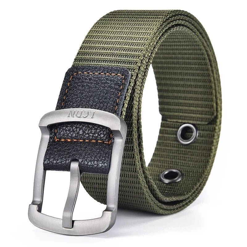 Ceinture en toile à broches pour hommes et femmes, ceinture décontractée, pantalon cargo, jeans, extérieur, escalade, sport, entraînement, environnement, mode - FATAONCeinture en toile à broches pour hommes et femmes, ceinture décontractée, pantalon cargo, jeans, extérieur, escalade, sport, entraînement, environnement, modeMode HommeFATAON
