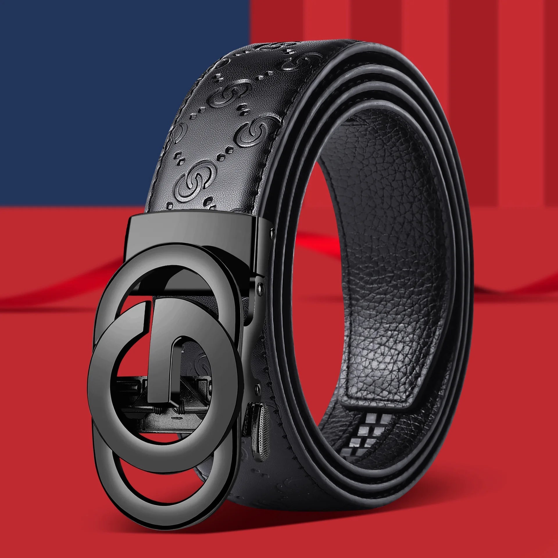 Ceinture pour hommes d'affaires de mode véritable marque de luxe ceinture à boucle en métal ceinture souple en cuir PU de haute qualité avec pantalon Cargo jean - FATAONCeinture pour hommes d'affaires de mode véritable marque de luxe ceinture à boucle en métal ceinture souple en cuir PU de haute qualité avec pantalon Cargo jeanMode HommeFATAON