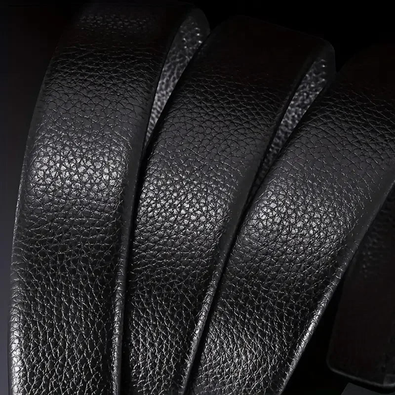Ceinture pour hommes d'affaires de mode véritable marque de luxe ceinture à boucle en métal ceinture souple en cuir PU de haute qualité avec pantalon Cargo jean - FATAONCeinture pour hommes d'affaires de mode véritable marque de luxe ceinture à boucle en métal ceinture souple en cuir PU de haute qualité avec pantalon Cargo jeanMode HommeFATAON
