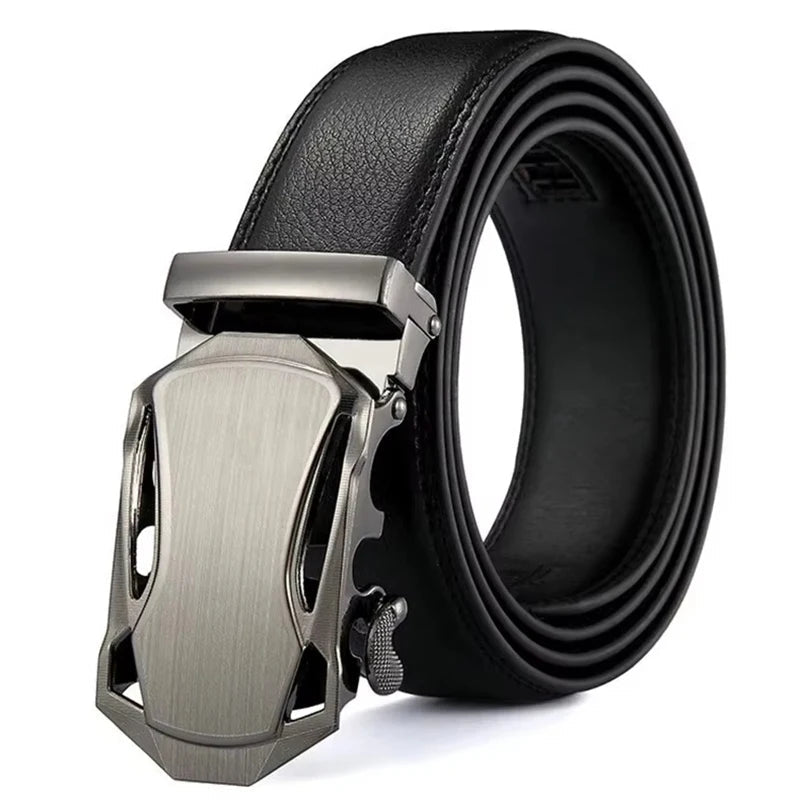 Ceinture pour hommes d'affaires de mode véritable marque de luxe ceinture boucle en métal ceinture en cuir PU de haute qualité ceinture souple avec pantalon Cargo jean - FATAONCeinture pour hommes d'affaires de mode véritable marque de luxe ceinture boucle en métal ceinture en cuir PU de haute qualité ceinture souple avec pantalon Cargo jeanMode HommeFATAON