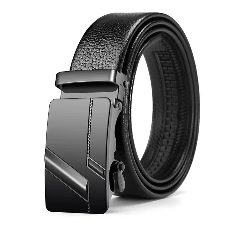 Ceinture pour hommes d'affaires de mode véritable marque de luxe ceinture boucle en métal ceinture en cuir PU de haute qualité ceinture souple avec pantalon Cargo jean - FATAONCeinture pour hommes d'affaires de mode véritable marque de luxe ceinture boucle en métal ceinture en cuir PU de haute qualité ceinture souple avec pantalon Cargo jeanMode HommeFATAON