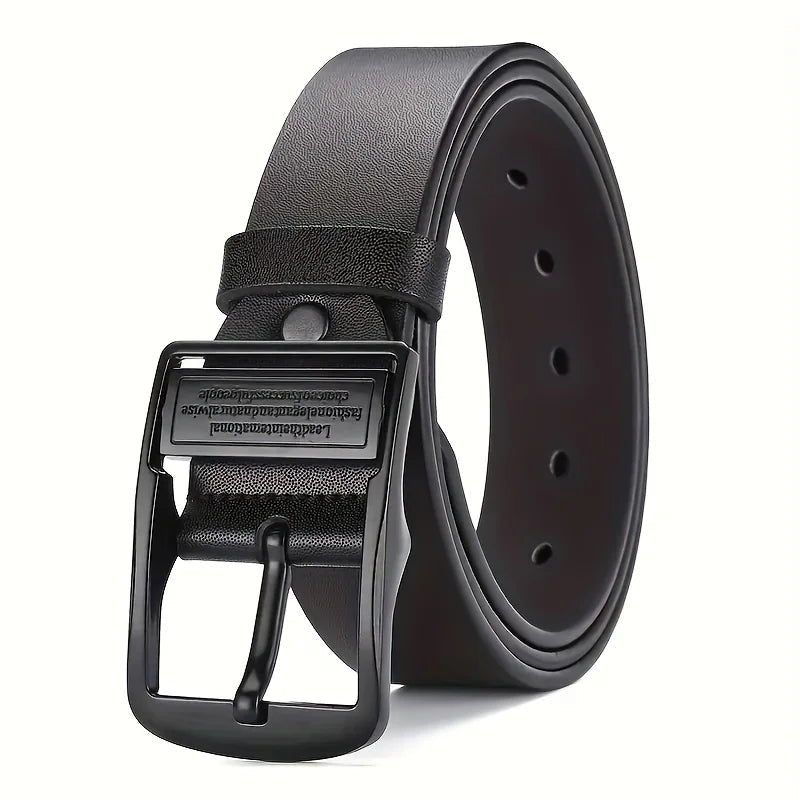 Ceinture pour hommes d'affaires de mode véritable marque de luxe ceinture boucle en métal ceinture en cuir PU de haute qualité ceinture souple avec pantalon Cargo jean - FATAONCeinture pour hommes d'affaires de mode véritable marque de luxe ceinture boucle en métal ceinture en cuir PU de haute qualité ceinture souple avec pantalon Cargo jeanMode HommeFATAON