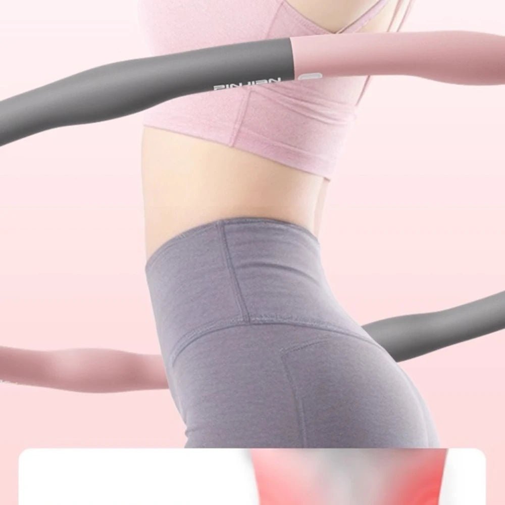Cerceau lesté en toute sécurité pour la taille, cerceau de Fitness détachable pour l'entraînement Ab, brûlure des graisses du ventre, gymnastique à domicile unisexe - FATAONCerceau lesté en toute sécurité pour la taille, cerceau de Fitness détachable pour l'entraînement Ab, brûlure des graisses du ventre, gymnastique à domicile unisexeFitness & SportFATAON