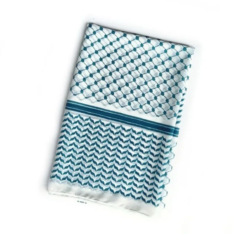 Châle Musulman en Mousseline de Soie Imprimé, Hijab Arabe du Moyen-Orient, Keffiyeh, Palestine, 180x70cm - FATAONChâle Musulman en Mousseline de Soie Imprimé, Hijab Arabe du Moyen-Orient, Keffiyeh, Palestine, 180x70cmMode FemmeFATAON