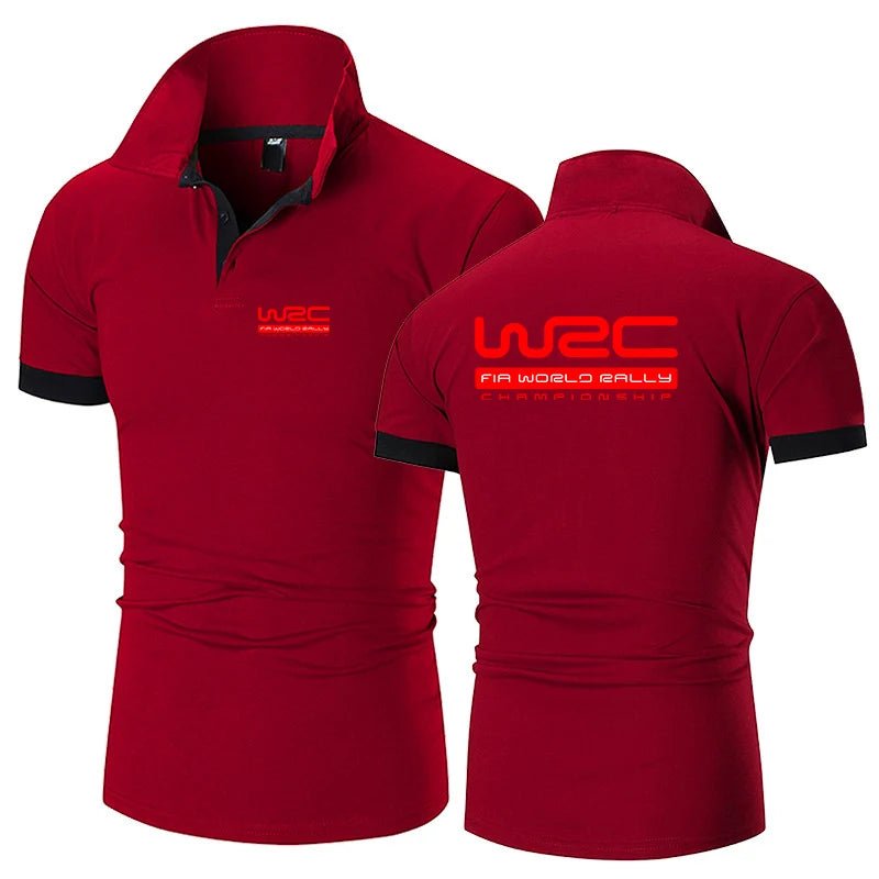 Championnat du monde des rallyes WRC nouvelle mode Polo hommes décontracté col rabattu chemise à manches courtes coupe ajustée été hauts Polo - FATAONChampionnat du monde des rallyes WRC nouvelle mode Polo hommes décontracté col rabattu chemise à manches courtes coupe ajustée été hauts PoloMode HommeFATAON