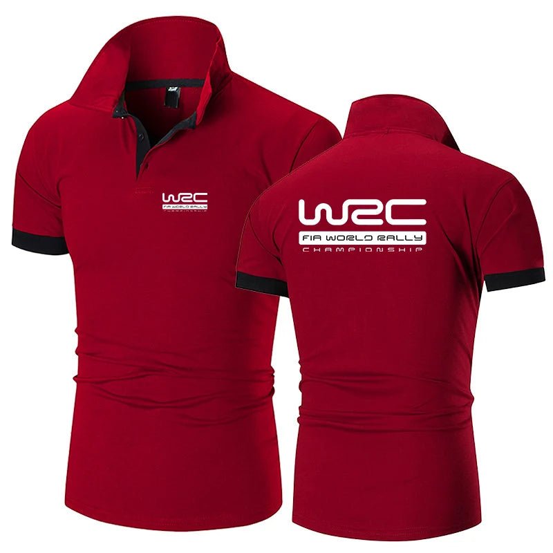 Championnat du monde des rallyes WRC nouvelle mode Polo hommes décontracté col rabattu chemise à manches courtes coupe ajustée été hauts Polo - FATAONChampionnat du monde des rallyes WRC nouvelle mode Polo hommes décontracté col rabattu chemise à manches courtes coupe ajustée été hauts PoloMode HommeFATAON