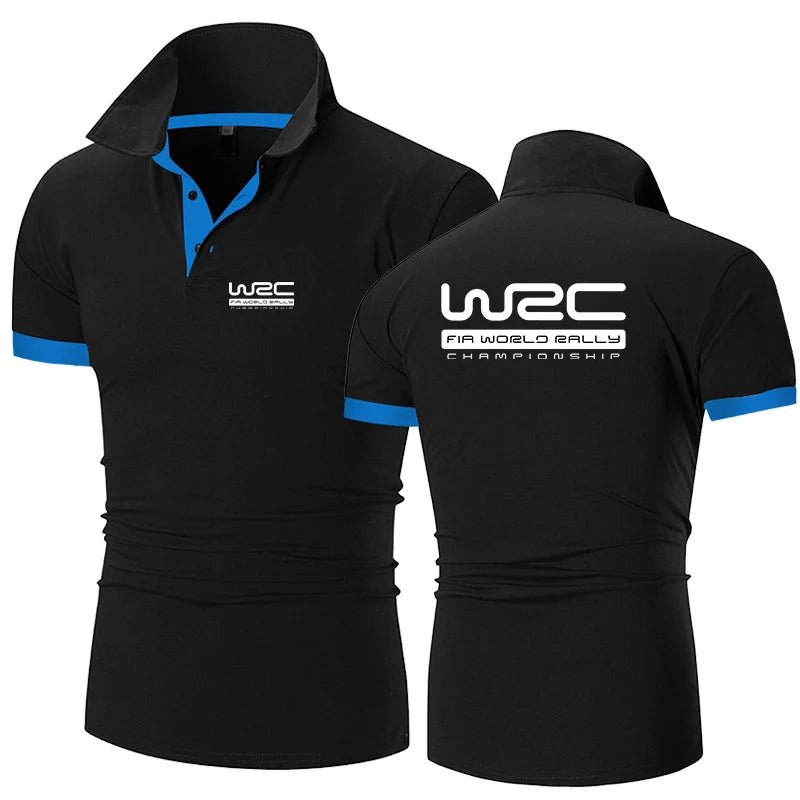 Championnat du monde des rallyes WRC nouvelle mode Polo hommes décontracté col rabattu chemise à manches courtes coupe ajustée été hauts Polo - FATAONChampionnat du monde des rallyes WRC nouvelle mode Polo hommes décontracté col rabattu chemise à manches courtes coupe ajustée été hauts PoloMode HommeFATAON