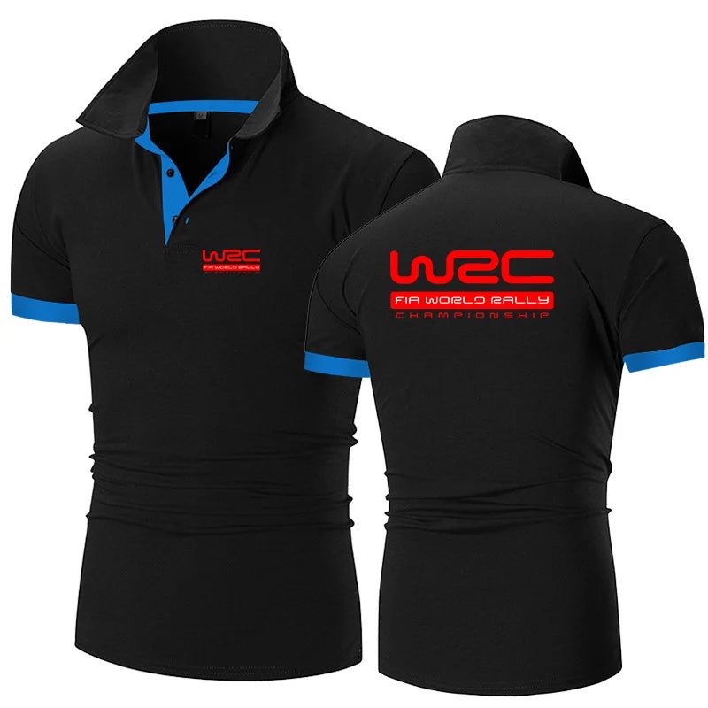 Championnat du monde des rallyes WRC nouvelle mode Polo hommes décontracté col rabattu chemise à manches courtes coupe ajustée été hauts Polo - FATAONChampionnat du monde des rallyes WRC nouvelle mode Polo hommes décontracté col rabattu chemise à manches courtes coupe ajustée été hauts PoloMode HommeFATAON