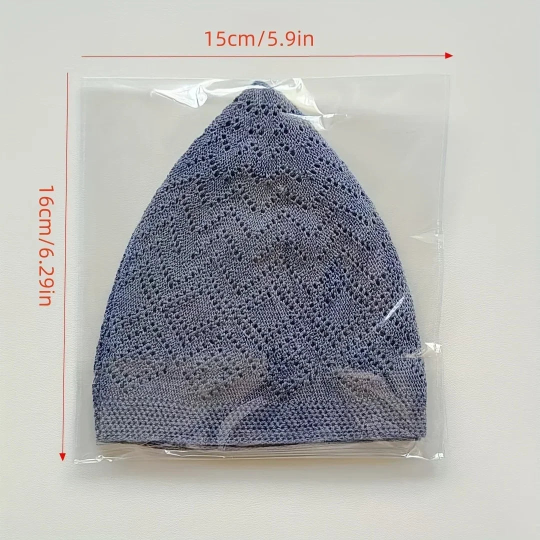 Chapeau de prière arabe en maille légère et respirante pour hommes, casquette d'été Mubarak musulmane Taqiyah pour Ramadan, vêtements décontractés pour l'éducation, 1 pièce - FATAONChapeau de prière arabe en maille légère et respirante pour hommes, casquette d'été Mubarak musulmane Taqiyah pour Ramadan, vêtements décontractés pour l'éducation, 1 pièceMode HommeFATAON