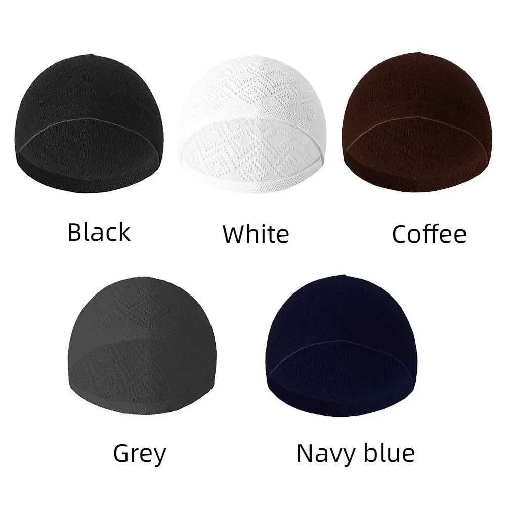 Chapeau de prière arabe en maille légère et respirante pour hommes, casquette d'été Mubarak musulmane Taqiyah pour Ramadan, vêtements décontractés pour l'éducation, 1 pièce - FATAONChapeau de prière arabe en maille légère et respirante pour hommes, casquette d'été Mubarak musulmane Taqiyah pour Ramadan, vêtements décontractés pour l'éducation, 1 pièceMode HommeFATAON