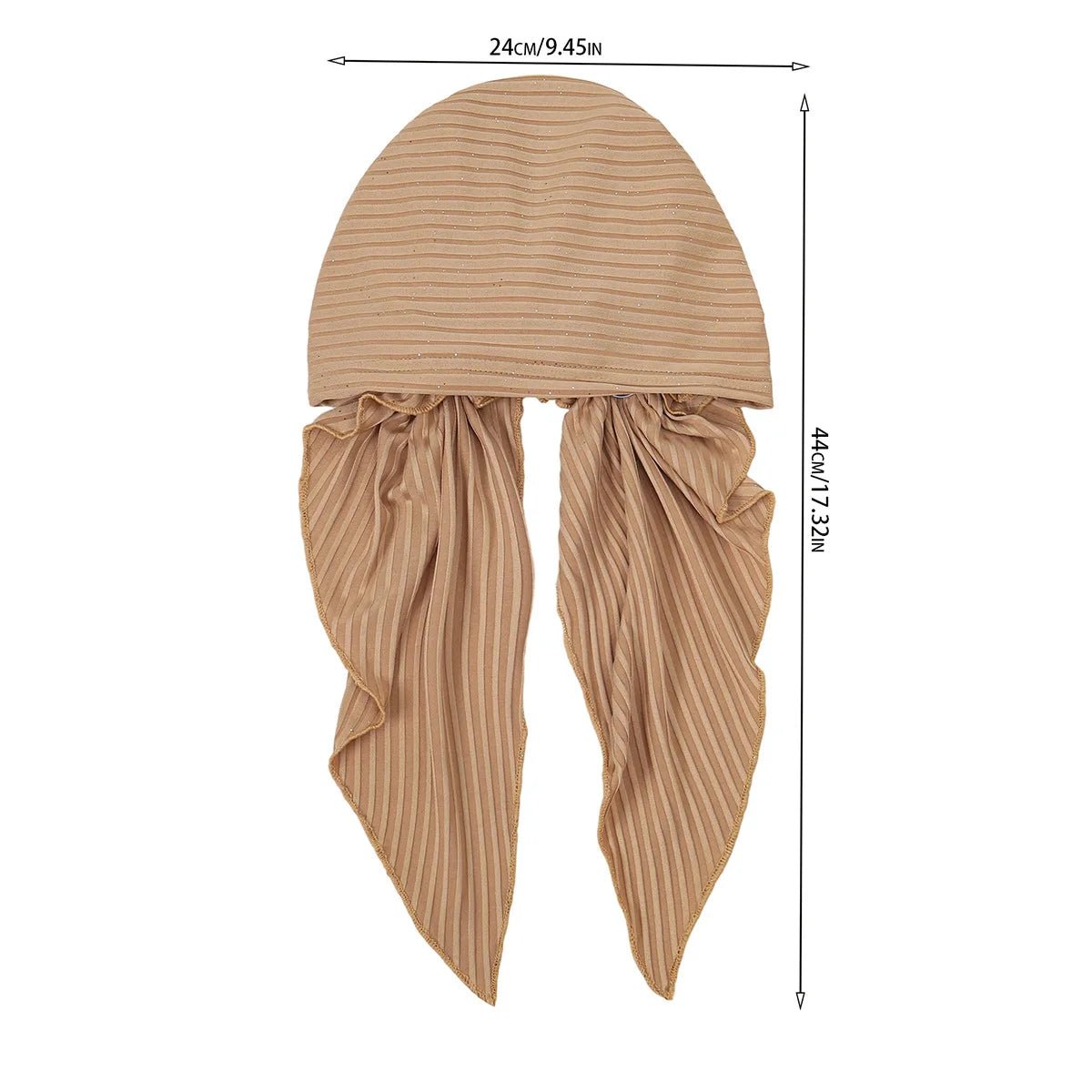 Chapeaux Turban Hijab Musulman à Rayures Tendance, Foulards à Longue Queue, Bonnets Hijab Élastiques Respirants pour Femmes et Filles - FATAONChapeaux Turban Hijab Musulman à Rayures Tendance, Foulards à Longue Queue, Bonnets Hijab Élastiques Respirants pour Femmes et FillesMode FemmeFATAON