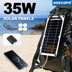 Chargeur solaire pliable 35W double USB avec technologie de Charge intelligente pour batterie externe, iPhone, Camping, camping-car, accessoires d'urgence et de voyage en plein air - FATAONChargeur solaire pliable 35W double USB avec technologie de Charge intelligente pour batterie externe, iPhone, Camping, camping-car, accessoires d'urgence et de voyage en plein airTechnologie IntelligenteFATAON