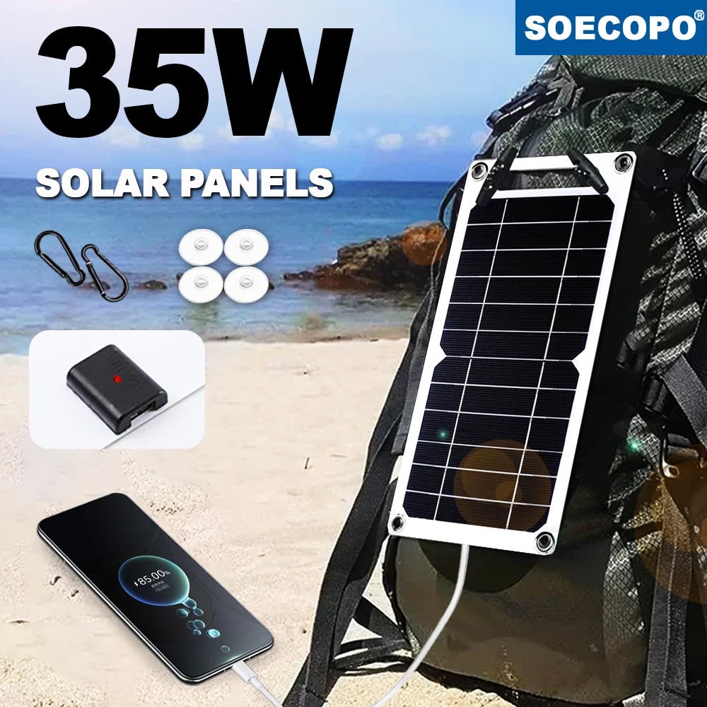 Chargeur solaire pliable 35W double USB avec technologie de Charge intelligente pour batterie externe, iPhone, Camping, camping-car, accessoires d'urgence et de voyage en plein air - FATAONChargeur solaire pliable 35W double USB avec technologie de Charge intelligente pour batterie externe, iPhone, Camping, camping-car, accessoires d'urgence et de voyage en plein airTechnologie IntelligenteFATAON