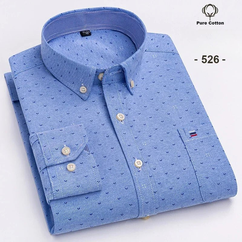 Chemise Oxford à manches longues pour hommes, grande taille 7xl, 100% coton, coupe cintrée, formelle, unie, à carreaux, vêtements de bureau élégants, nouvelle collection - FATAONChemise Oxford à manches longues pour hommes, grande taille 7xl, 100% coton, coupe cintrée, formelle, unie, à carreaux, vêtements de bureau élégants, nouvelle collectionMode HommeFATAON