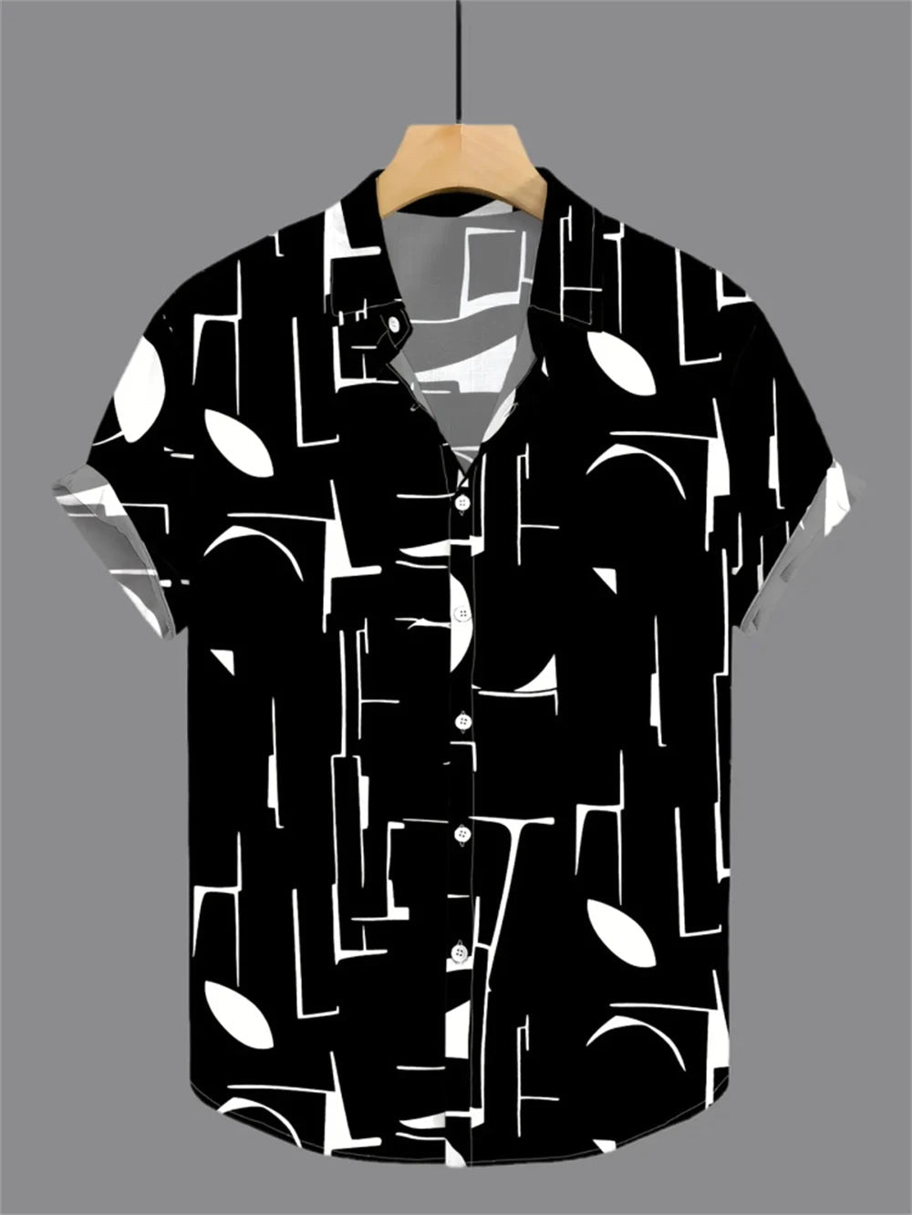 Chemise Simple pour hommes, imprimé en 3D, rétro, mode, sweat-shirt de plage à manches courtes, rue hawaïenne, vêtements pour hommes - FATAONChemise Simple pour hommes, imprimé en 3D, rétro, mode, sweat-shirt de plage à manches courtes, rue hawaïenne, vêtements pour hommesMode HommeFATAON
