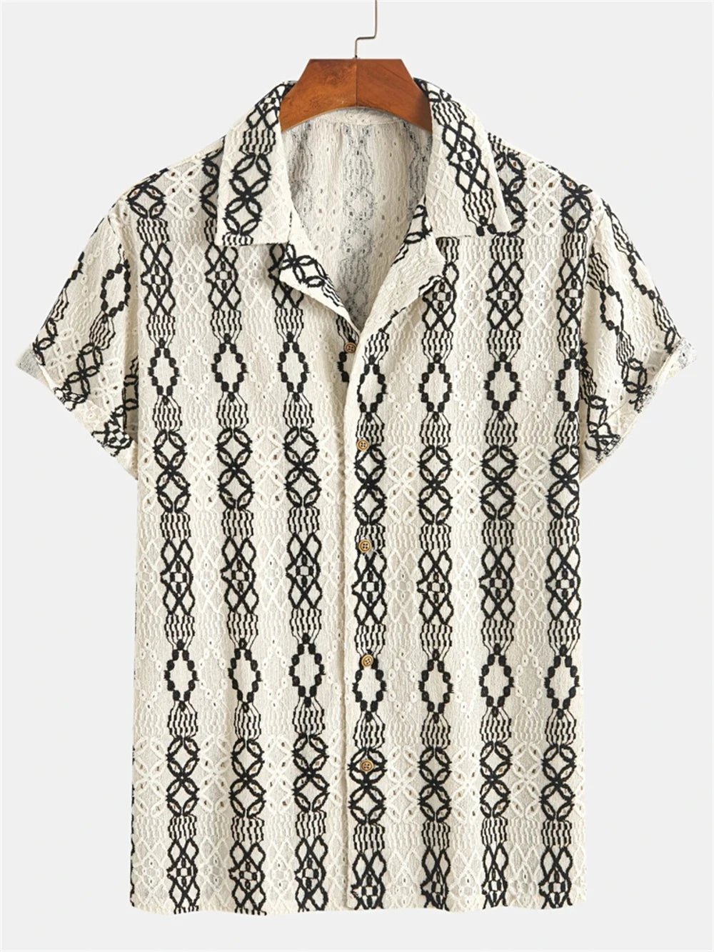 Chemise Simple pour hommes, imprimé en 3D, rétro, mode, sweat-shirt de plage à manches courtes, rue hawaïenne, vêtements pour hommes - FATAONChemise Simple pour hommes, imprimé en 3D, rétro, mode, sweat-shirt de plage à manches courtes, rue hawaïenne, vêtements pour hommesMode HommeFATAON
