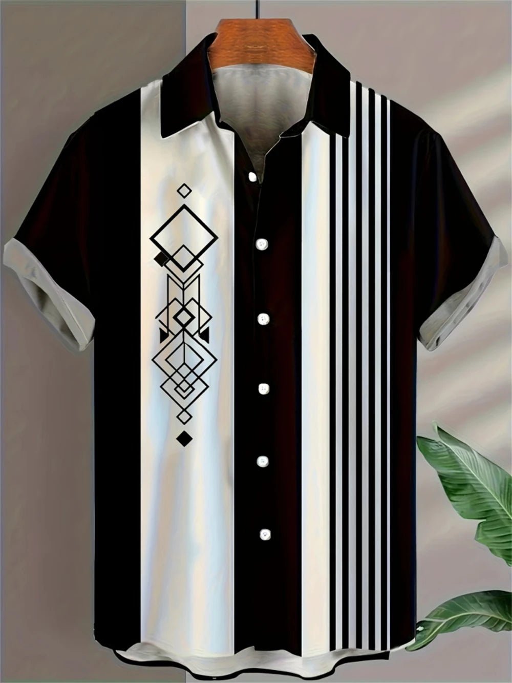 Chemise Simple pour hommes, imprimé en 3D, rétro, mode, sweat-shirt de plage à manches courtes, rue hawaïenne, vêtements pour hommes - FATAONChemise Simple pour hommes, imprimé en 3D, rétro, mode, sweat-shirt de plage à manches courtes, rue hawaïenne, vêtements pour hommesMode HommeFATAON