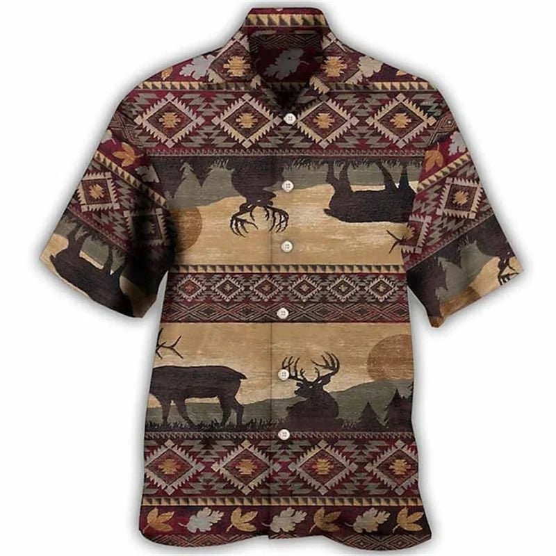 Chemise Vintage à manches courtes pour hommes, haut décontracté, mode hawaïenne, vêtements d'été, ample, respirant, simple boutonnage, 2026 - FATAONChemise Vintage à manches courtes pour hommes, haut décontracté, mode hawaïenne, vêtements d'été, ample, respirant, simple boutonnage, 2026Mode HommeFATAON
