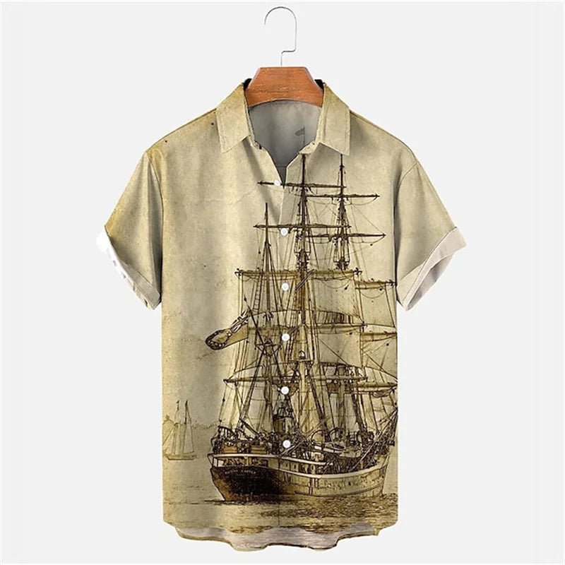 Chemise Vintage à manches courtes pour hommes, haut décontracté, mode hawaïenne, vêtements d'été, ample, respirant, simple boutonnage, 2026 - FATAONChemise Vintage à manches courtes pour hommes, haut décontracté, mode hawaïenne, vêtements d'été, ample, respirant, simple boutonnage, 2026Mode HommeFATAON