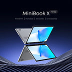 CHUWI MiniBook X N150 ordinateur portable 10.51 pouces 16GB /12GB RAM 512GB SSD 2-en-1 Mode Yoga Intel Windows 11 ordinateur portable 360 ° WiFi 6 rabattable - FATAONCHUWI MiniBook X N150 ordinateur portable 10.51 pouces 16GB /12GB RAM 512GB SSD 2-en-1 Mode Yoga Intel Windows 11 ordinateur portable 360 ° WiFi 6 rabattableProductivité & OrganisationFATAON