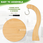 Cintre à bananier moderne, support d'arbre fruitier avec crochet en acier inoxydable pour garder les bananes fraîches pour le comptoir de la cuisine, stockage des aliments, 1 pièce - FATAONCintre à bananier moderne, support d'arbre fruitier avec crochet en acier inoxydable pour garder les bananes fraîches pour le comptoir de la cuisine, stockage des aliments, 1 pièceSolutions MaisonFATAON