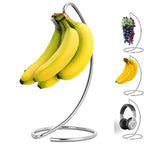 Cintre à bananier moderne, support d'arbre fruitier avec crochet en acier inoxydable pour garder les bananes fraîches pour le comptoir de la cuisine, stockage des aliments, 1 pièce - FATAONCintre à bananier moderne, support d'arbre fruitier avec crochet en acier inoxydable pour garder les bananes fraîches pour le comptoir de la cuisine, stockage des aliments, 1 pièceSolutions MaisonFATAON
