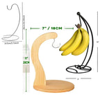 Cintre à bananier moderne, support d'arbre fruitier avec crochet en acier inoxydable pour garder les bananes fraîches pour le comptoir de la cuisine, stockage des aliments, 1 pièce - FATAONCintre à bananier moderne, support d'arbre fruitier avec crochet en acier inoxydable pour garder les bananes fraîches pour le comptoir de la cuisine, stockage des aliments, 1 pièceSolutions MaisonFATAON