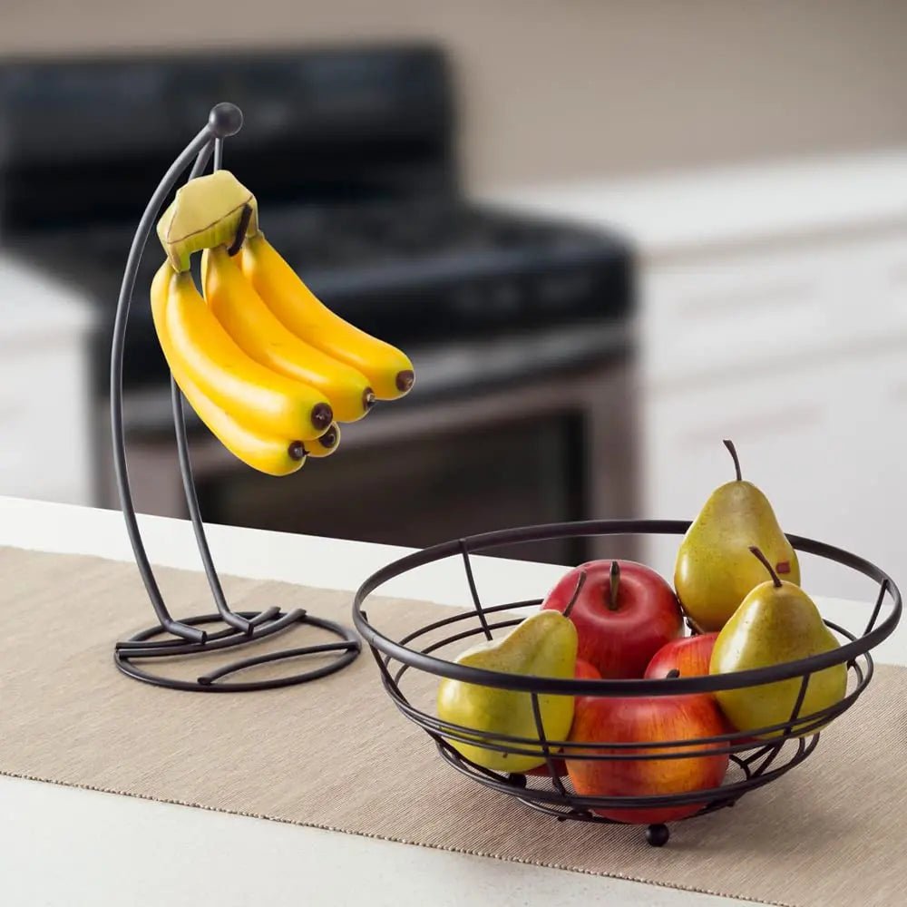 Cintre à bananier moderne, support d'arbre fruitier avec crochet en acier inoxydable pour garder les bananes fraîches pour le comptoir de la cuisine, stockage des aliments, 1 pièce - FATAONCintre à bananier moderne, support d'arbre fruitier avec crochet en acier inoxydable pour garder les bananes fraîches pour le comptoir de la cuisine, stockage des aliments, 1 pièceSolutions MaisonFATAON