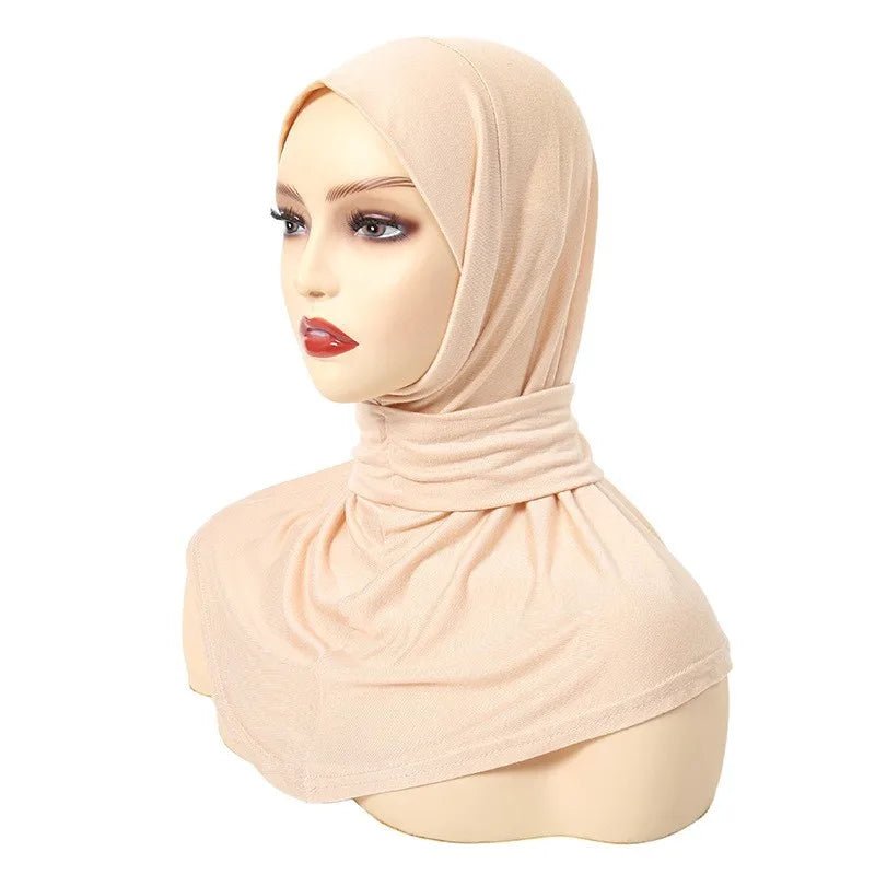 Classique Islam femmes prêt à porter Snap Fastener Hijabs pour femme couverture complète bandeau écharpe Turban casquettes Turbante Mujer - FATAONClassique Islam femmes prêt à porter Snap Fastener Hijabs pour femme couverture complète bandeau écharpe Turban casquettes Turbante MujerMode FemmeFATAON