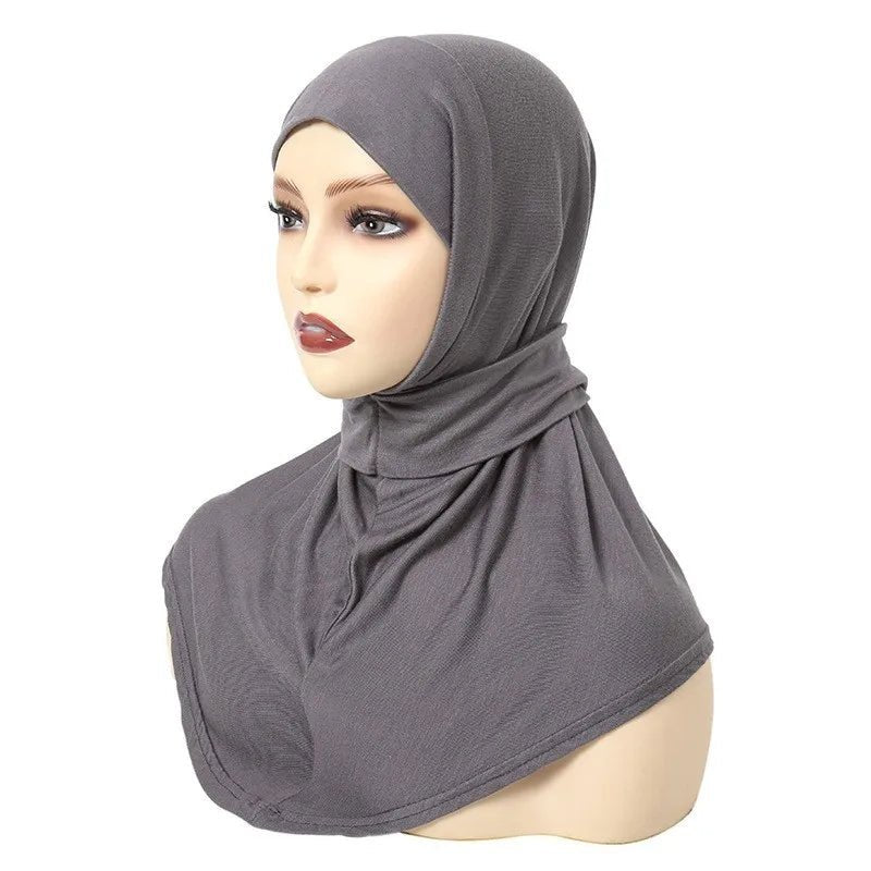 Classique Islam femmes prêt à porter Snap Fastener Hijabs pour femme couverture complète bandeau écharpe Turban casquettes Turbante Mujer - FATAONClassique Islam femmes prêt à porter Snap Fastener Hijabs pour femme couverture complète bandeau écharpe Turban casquettes Turbante MujerMode FemmeFATAON