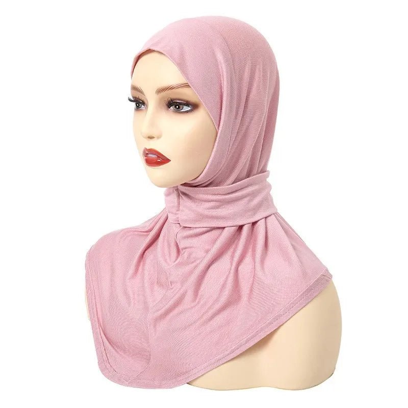 Classique Islam femmes prêt à porter Snap Fastener Hijabs pour femme couverture complète bandeau écharpe Turban casquettes Turbante Mujer - FATAONClassique Islam femmes prêt à porter Snap Fastener Hijabs pour femme couverture complète bandeau écharpe Turban casquettes Turbante MujerMode FemmeFATAON