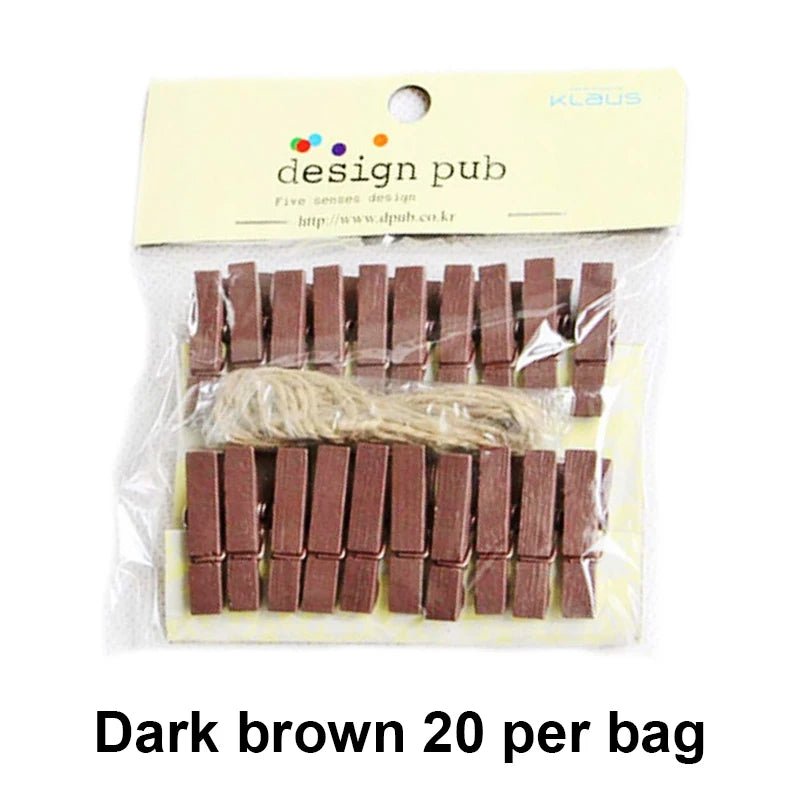 Clips photo colorés en bois suspendus petites cartes petite taille mini clips photo colful en bois pour feuilles DTY clips chevilles - FATAONClips photo colorés en bois suspendus petites cartes petite taille mini clips photo colful en bois pour feuilles DTY clips chevillesSolutions MaisonFATAON