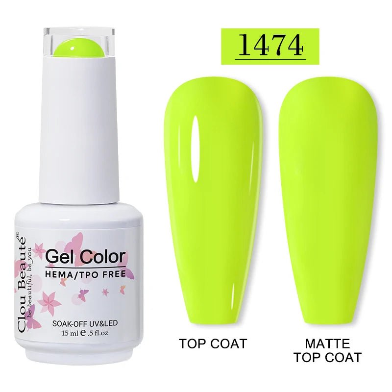 Clou Beaute 15ml HEMA TPO gratuit Gel Vernis à ongles Vernis Semi Permanent UV Nail Art Vernis Lakiery Hybrydowe manucure Gel Vernis - FATAONClou Beaute 15ml HEMA TPO gratuit Gel Vernis à ongles Vernis Semi Permanent UV Nail Art Vernis Lakiery Hybrydowe manucure Gel VernisBeauté femmeFATAON