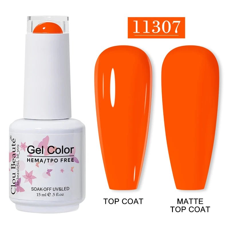 Clou Beaute 15ml HEMA TPO gratuit Gel Vernis à ongles Vernis Semi Permanent UV Nail Art Vernis Lakiery Hybrydowe manucure Gel Vernis - FATAONClou Beaute 15ml HEMA TPO gratuit Gel Vernis à ongles Vernis Semi Permanent UV Nail Art Vernis Lakiery Hybrydowe manucure Gel VernisBeauté femmeFATAON