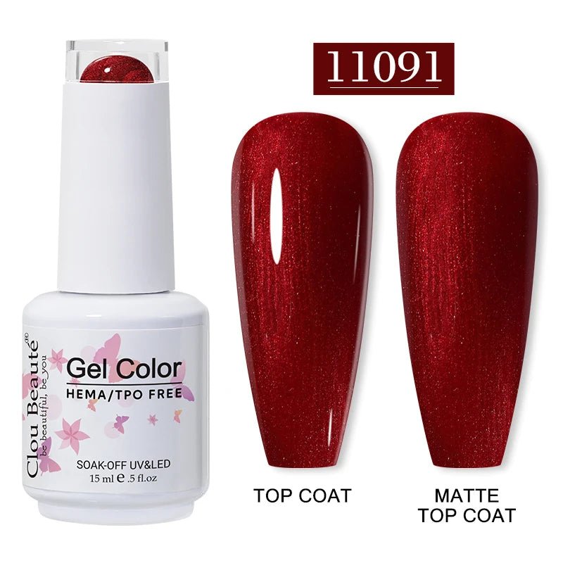 Clou Beaute 15ml HEMA TPO gratuit Gel Vernis à ongles Vernis Semi Permanent UV Nail Art Vernis Lakiery Hybrydowe manucure Gel Vernis - FATAONClou Beaute 15ml HEMA TPO gratuit Gel Vernis à ongles Vernis Semi Permanent UV Nail Art Vernis Lakiery Hybrydowe manucure Gel VernisBeauté femmeFATAON