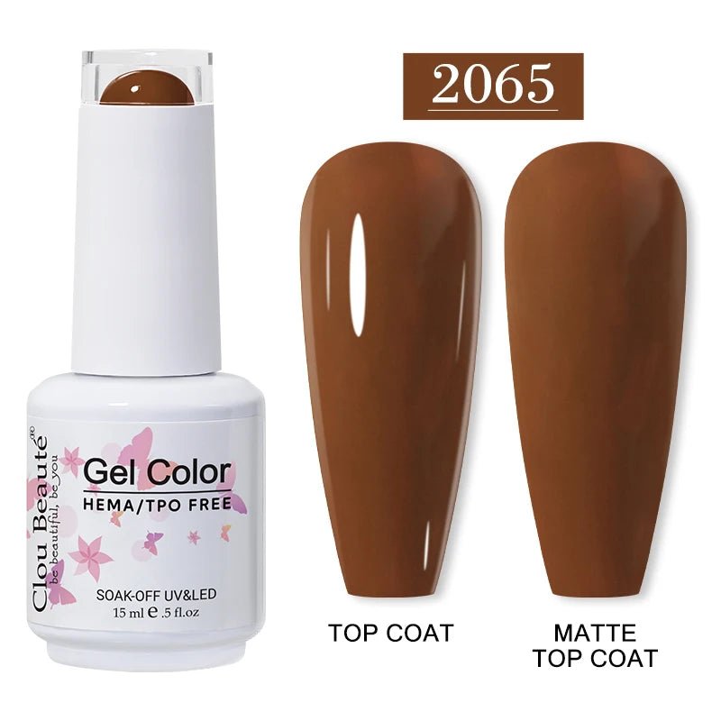 Clou Beaute 15ml HEMA TPO gratuit Gel Vernis à ongles Vernis Semi Permanent UV Nail Art Vernis Lakiery Hybrydowe manucure Gel Vernis - FATAONClou Beaute 15ml HEMA TPO gratuit Gel Vernis à ongles Vernis Semi Permanent UV Nail Art Vernis Lakiery Hybrydowe manucure Gel VernisBeauté femmeFATAON