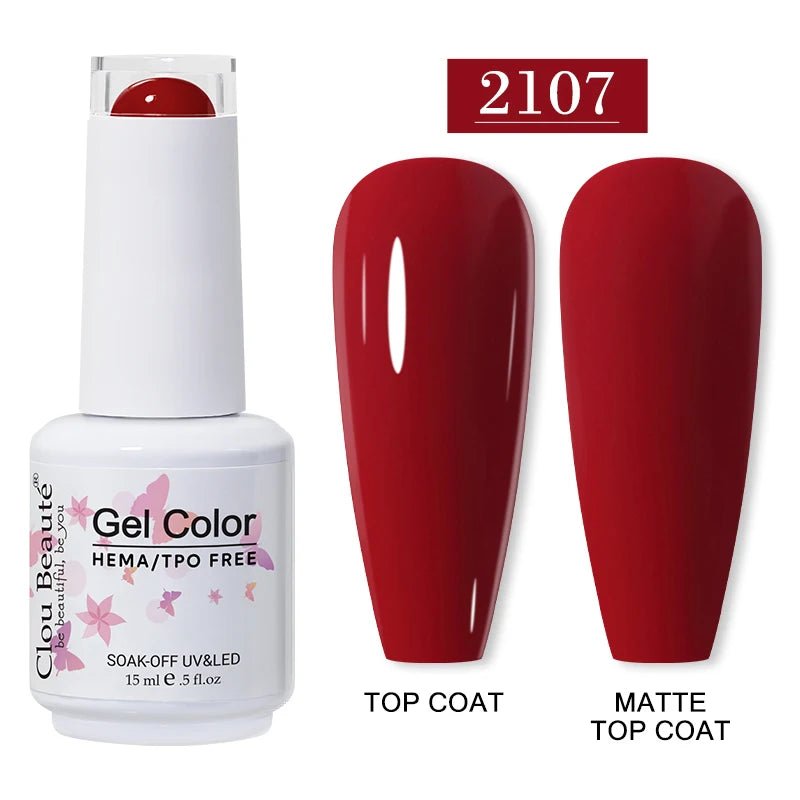 Clou Beaute 15ml HEMA TPO gratuit Gel Vernis à ongles Vernis Semi Permanent UV Nail Art Vernis Lakiery Hybrydowe manucure Gel Vernis - FATAONClou Beaute 15ml HEMA TPO gratuit Gel Vernis à ongles Vernis Semi Permanent UV Nail Art Vernis Lakiery Hybrydowe manucure Gel VernisBeauté femmeFATAON
