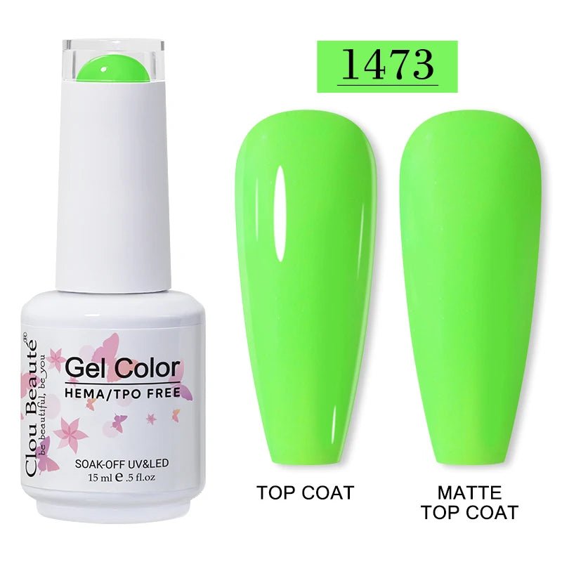 Clou Beaute 15ml HEMA TPO gratuit Gel Vernis à ongles Vernis Semi Permanent UV Nail Art Vernis Lakiery Hybrydowe manucure Gel Vernis - FATAONClou Beaute 15ml HEMA TPO gratuit Gel Vernis à ongles Vernis Semi Permanent UV Nail Art Vernis Lakiery Hybrydowe manucure Gel VernisBeauté femmeFATAON