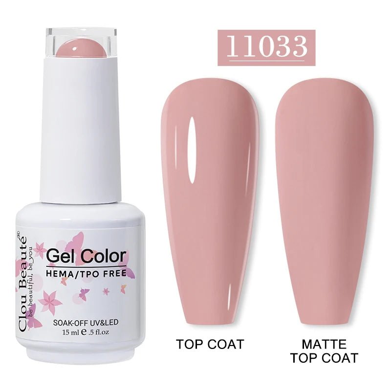 Clou Beaute 15ml HEMA TPO gratuit Gel Vernis à ongles Vernis Semi Permanent UV Nail Art Vernis Lakiery Hybrydowe manucure Gel Vernis - FATAONClou Beaute 15ml HEMA TPO gratuit Gel Vernis à ongles Vernis Semi Permanent UV Nail Art Vernis Lakiery Hybrydowe manucure Gel VernisBeauté femmeFATAON