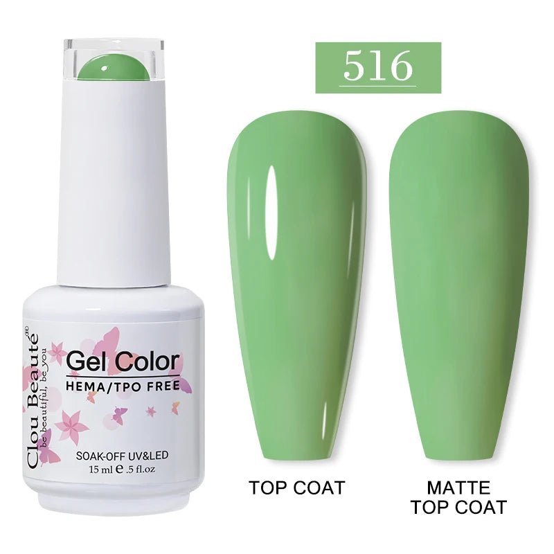 Clou Beaute 15ml HEMA TPO gratuit Gel Vernis à ongles Vernis Semi Permanent UV Nail Art Vernis Lakiery Hybrydowe manucure Gel Vernis - FATAONClou Beaute 15ml HEMA TPO gratuit Gel Vernis à ongles Vernis Semi Permanent UV Nail Art Vernis Lakiery Hybrydowe manucure Gel VernisBeauté femmeFATAON