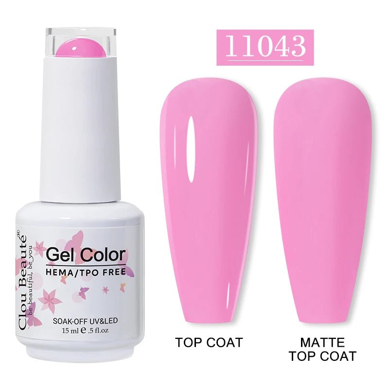 Clou Beaute 15ml HEMA TPO gratuit Gel Vernis à ongles Vernis Semi Permanent UV Nail Art Vernis Lakiery Hybrydowe manucure Gel Vernis - FATAONClou Beaute 15ml HEMA TPO gratuit Gel Vernis à ongles Vernis Semi Permanent UV Nail Art Vernis Lakiery Hybrydowe manucure Gel VernisBeauté femmeFATAON
